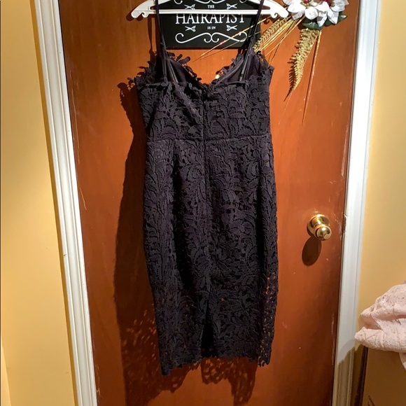 Black midi dress - Picture 2 of 3